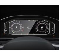 RQHTHTR Pellicola Protettiva In Vetro Temperato Per Schermo LCD Del Cruscotto Dell'auto Per VW Per POLO 2022, Adesivi Per Interni, Accessori Auto Nano Display Pellicola Trasparente(B)