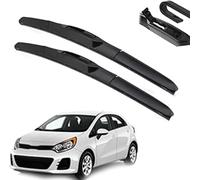 RQLCS Automotive Tergicristalli per Kia Rio 3 2011 2012 2013 2014 2015 2016 2017 26 in+ 16in, Tergicristalli Set Spazzole Tergicristallo Anteriori Accessori,L-A/Lhd