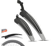 RQLCS Parafango Bici Set per BMC Roadmachine 2016, Bicicletta Mudguard Posteriore Anteriore Biciclette Protezione da Fango e Spruzzi,C-Black-Grey