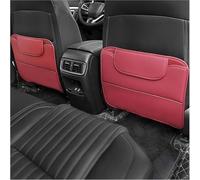RQLCS Tappetino Anti Calcio Sedile Posteriore Auto per Cadillac CTS II Coupe 2011-2014, Pelle Cuscinetti Anti-Calcio Schienale Impermeabile Accessori,Red
