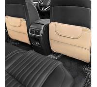 RQLCS Tappetino Anti Calcio Sedile Posteriore Auto per Cadillac CTS II Coupe 2011-2014, Pelle Cuscinetti Anti-Calcio Schienale Impermeabile Accessori,Beige