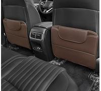 RQLCS Tappetino Anti Calcio Sedile Posteriore Auto per Ford F-250 Super Duty III Super Cab Long Box 2011-2016, Pelle Cuscinetti Anti-Calcio Schienale Impermeabile Accessori,Brown