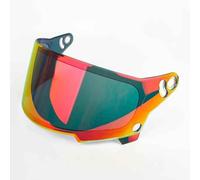 RQLCS Visiera Casco Moto per Bell Eliminator, UV Antiappannamento Sostituzione della Visiera della Lente del Casco del Parabrezza del Motociclo,Normal-F Smoke Revo Red