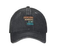 RQLNBOBZ Cappellino da Baseball. Fare calcoli è Il Mio Cardio. Specializzazione in contabilità. Cappello Sportivo da Cavallo. Cappello da Baseball Wild Ball. Cappello Estivo.