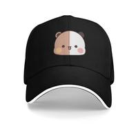RQLNBOBZ Cappellino da Baseball Panda BuBu's Casual Summer Half Face Trucker Hat Sun-Proof Tennis Skate Hip Hop Cappelli Uomo Donna Retro