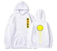 RQLNBOBZ Felpa con Cappuccio Anime Assassination Classroom Korosensei Autunno e Inverno Felpa con Cappuccio da Uomo con personalità Anime