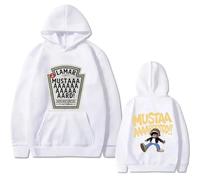 RQLNBOBZ Felpa con Cappuccio Stampata con la Popolare Musica Hip-Hop Autunno e Inverno da Uomo Kendrick Lamar Not Like Us Mustard Stampa Fronte-Retro