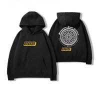 RQLNBOBZ Felpa con Cappuccio Stampata con Ruote BBS da Uomo e da Donna per la Cultura delle modifiche Auto Quattro Stagioni Giacca Casual Ampia e Traspirante Leggera