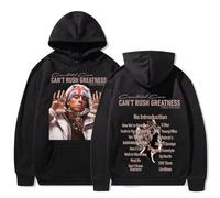 RQLNBOBZ Pullover in Cotone Hip Hop Pop Autunno/Inverno da Uomo e da Donna del Tour Mondiale Can't Rush Greatness di Central CEE