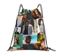 RQLNBOBZ Spencer Reid di Criminal Minds Zaini Borse portatili con coulisse Pacchetto con coulisse Tasca Borsa per scarpe Borsa per libri per uomo e donna
