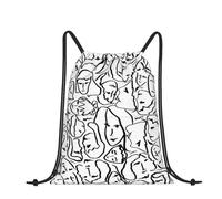 RQLNBOBZ Zaino con coulisse Chiamami col tuo nome Elios Borsa a tracolla Tasca con cerniera Sport e viaggi Escursioni Borsa portatile