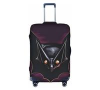 RQMPHUGNCF Black Ghost Bat Valigia Copertura Bagagli Custodia Protettiva Materiale Alta Elasticità Per Viaggiatori, Bianco, S, bianco, S