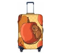 RQMPHUGNCF Cute Little Hamster Valigia Copertura Bagagli Custodia Protettiva Materiale Alta Elasticità Per Viaggiatori, Bianco, XL, bianco, XL