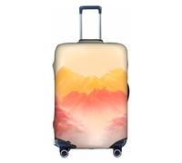 RQMPHUGNCF Sun Mountain Forest Valigia Cover Bagagli Custodia Protettiva Materiale Alta Elasticità Per Viaggiatori, Bianco, M, bianco, M