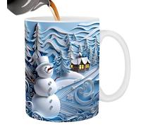 Rqrdww Coffee Cup, Christmas Theme Mug, Cartoon Drinking Mug, Funny Ceramic Cup, Festive Drinkware, Holiday Coffee Mug, Cute Mug, Table Centerpiece Mug, Hot and Fred Drinkware