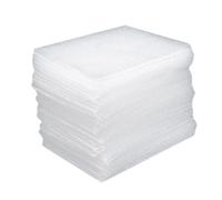 RQSMYLR 100 Pezzi Pluriball, Busta Protettiva in plastica Busta Bianca in Schiuma a Bolle Sacchetti di imballaggio PE Trasparente Borsa a Bolle Borsa Antiurto Imbottitura a Doppio Film