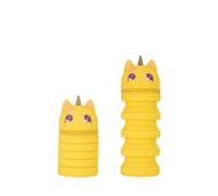 RQSMYLR 2 pezzi,Astuccio telescopico per penne retrattile, impermeabile, capacità, in silicone, per bambini, ragazzi, ragazze, compleanni, Gi