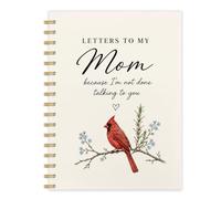 Rqvcp Taccuino a righe per la mamma, 14 x 21,1 cm | Quaderni commemorativi cardinali regali per la perdita della mamma, regali di lutto di simpatia per la perdita della madre