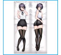 RQYJY Federa per Cuscino per Chainsaw Man, Anime Federa Morbida Federa Lunga per la casa Decorazione Federa Morbida,2-160 * 50CM