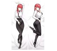 RQYJY Federa per Cuscino per Chainsaw Man, Anime Federa Morbida Federa Lunga per la casa Decorazione Federa Morbida,1-150 * 50CM