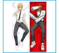 RQYJY Federa per Cuscino per Chainsaw Man, Anime Federa Morbida Federa Lunga per la casa Decorazione Federa Morbida,1-160 * 50CM