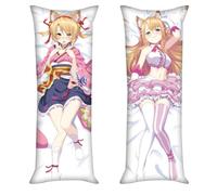 RQYJY Federa per Cuscino per hololive Production, Anime Federa Morbida Federa Lunga per la casa Decorazione Federa Morbida,160 * 50CM-7