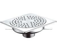 RR Piletta da Pavimento sifonata in Inox, cm 20x20