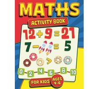 RR Publishing Maths Activity Book for Kids Ages 4-6 (Tascabile)