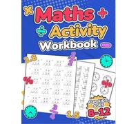 RR Publishing Maths Activity Workbook For Kids Ages 8-12 Addition, (Tascabile)