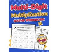 RR Publishing Multi-Digit Multiplication Maths Workbook for Kids Age (Tascabile)