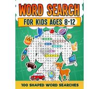 RR Publishing Word Search For Kids Ages 8-12 100 Fun Shaped Word S (Tascabile)