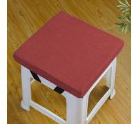 Rr tianshi - Cuscini per sedia, cuscini antiscivolo per sala da pranzo, tappetino lavabile per sedia, sgabello, giardino, interni ed esterni, ufficio (30 x 30 x 3 cm, Rosso)