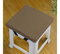 Rr tianshi Cuscini per sedie, antiscivolo, per sedie da pranzo, lavabili, per sgabelli, giardino, interni ed esterni, casa e ufficio (30 x 30 x 3 cm, marrone)
