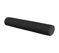 Rr tianshi Cuscino cilindrico rotondo per testiera del letto, cuscino cilindrico per testa, vita e gambe, cuscino rotondo lungo per letto e divano (10 x 10 x 150 cm, nero)