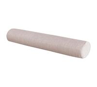Rr tianshi Cuscino cilindrico rotondo per testiera, vita e gambe, cuscino rotondo lungo per letto e divano (20 x 20 x 100 cm, beige)