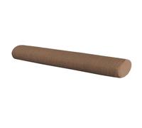 Rr tianshi Cuscino cilindrico rotondo per testiera, vita e gambe, cuscino rotondo lungo per letto e divano (15 x 15 x 150 cm, marrone)