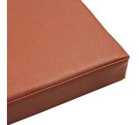 Rr tianshi Cuscino per sedia da esterno, impermeabile, in pelle PU, per giardino, ufficio, sala da pranzo, cucina (40 x 40 x 5 cm, marrone)