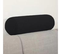Rr tianshi Cuscino rotondo di supporto per divano, bracciolo, letto, divano, poggiatesta, cuscino lombare, supporto per testa, collo e gambe (12 x 12 x 60 cm, nero)