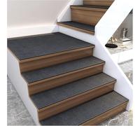 Rrar Gradini C con Gomma Pv O-Slip Fondo O-Slip Idoor Scale Ruers per Gradini in Legno Basemet, Tappeti per Scale per Bambini E Anziani, B, 30x120cm(7PCS)