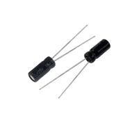 RRBXXUYN 1000pcs/1PACK 10uF 25V 10MFD 25Volt 4 * 5mm Aluminum Electrolytic Capacitor Radial