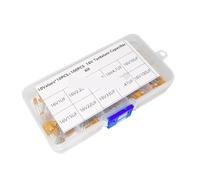 RRBXXUYN 100Pcs 10Value 16V 1UF-100UF Tantalum Capacitor Assorted Kit Box Assorstment 16V/1UF 16V/2.2UF 16V/3.3UF 33UF 47UF 100UF