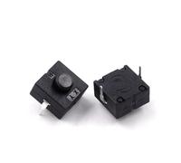 RRBXXUYN 10Pcs 12x12mm Middle 2 Pins ON-off Flashlight Button Switch 1A 30V 1212-112D Height 9.5mm