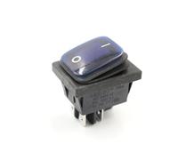 RRBXXUYN 1pcs 4pin LED Blue on off KCD4 Switch 2 File with Lights Rocker Power Switch LED 12V