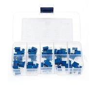 RRBXXUYN 50Pcs/Lot 3296W Multiturn Trimmer Resistance Potentiometer Kit 500R 1K 2K 5K 10K 20K 50 100K 200K 1M