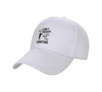 RRCRUHG Cappello da Baseball Classico Non Ho Bisogno di Terapia, Devo Solo Andare a Shooting Wild Ball Tea Donna Cotone Sportivo Regolabile da Uomo Cappello da Golf da Corsa