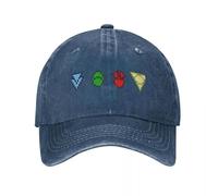 RRCRUHG Cappello da Baseball Classico Twilight Imperium Technology Symbols Pixel Art Sole S Donne Cowboy Respirante Sportivo Regolabile Cappello di Cotone Sportivo