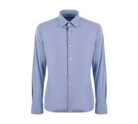 RRD, ,Shirts ,Uomo ,Blu ,2XL Camicia di Cotone Azzurra con Bottoni