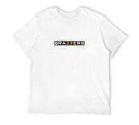 Rre Brazzer T-Shirt Man's Fashion White Unisex Tees L