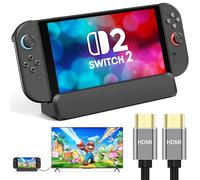 RREAKA for Nintendo Switch 2 Dock Station, Portable TV Docking Station with 4K@60Hz HDMI Output, USB 3.0 Port and 100W USB C Power, Includes HDMI Cable