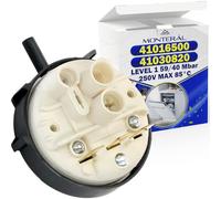 Rressostato Pompa Acqua Livello 1 Tipo 760 per Lavastoviglie con Intervallo Pressione 59/40 Mbar Codice Originale 41030820 41016500 41003204 per Candy per Haier per Hoover - MONTERAL